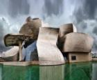Музей Гуггенхайма в Бильбао, музей современного искусства в Бильбао, Страна Басков, Испания. Фрэнк Гери проекта